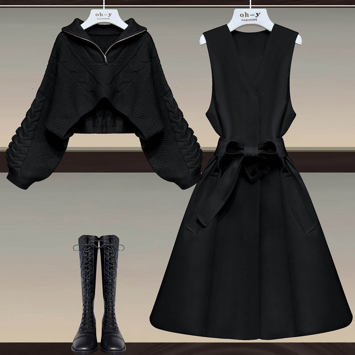 黑色洋裝/單品