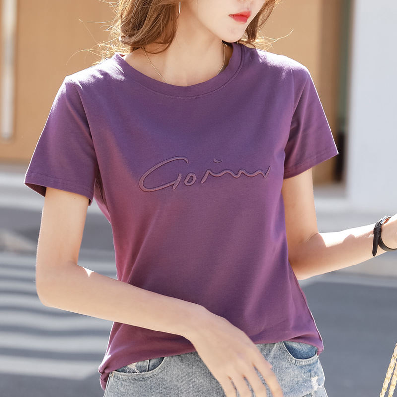 紫色/短袖